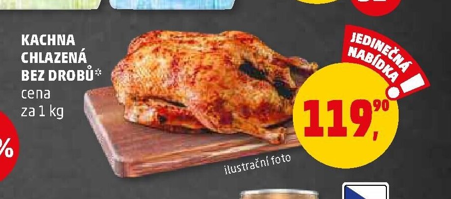 KACHNA CHLAZENÁ BEZ DROBŮ