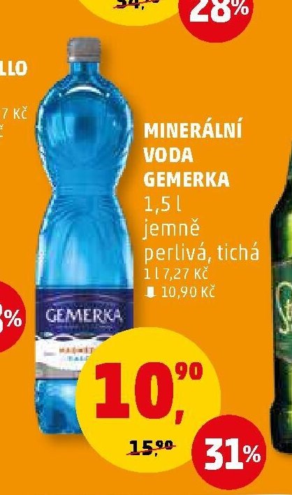 Minerální voda Gemerka
