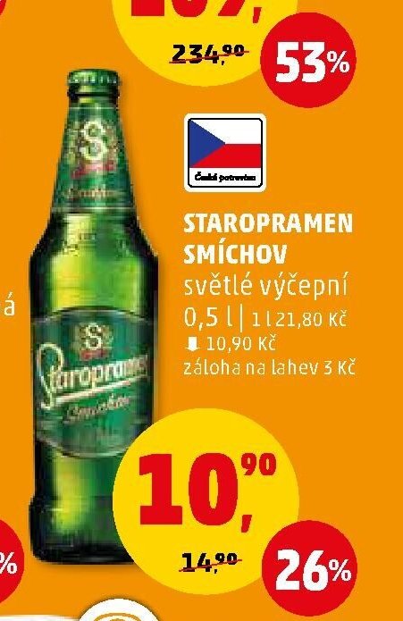 Staropramen Smíchov světlé výčepní