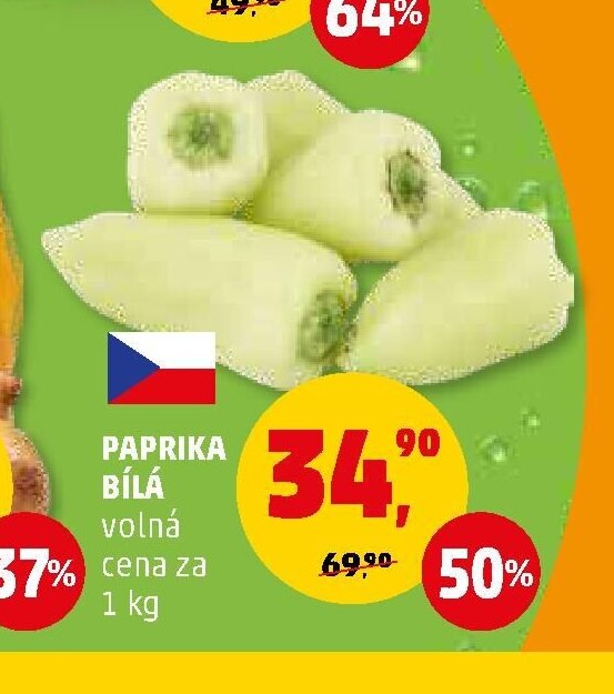 Paprika bílá
