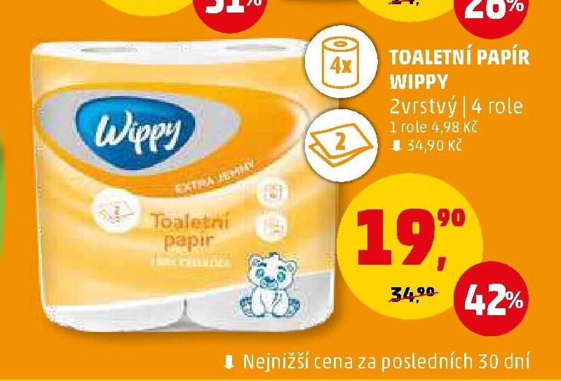 Toaletní papír Wippy