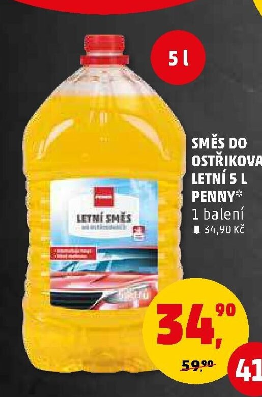 Směs do ostřikovačů letní 5 l
