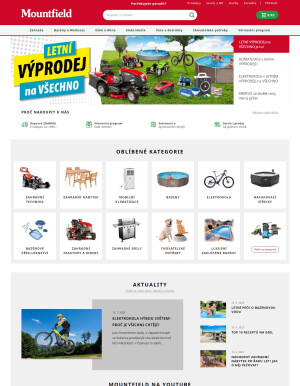 aktuální leták Mountfield 19.7.2023-25.7.2023