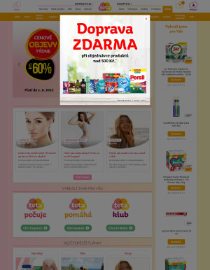 aktuální leták Teta drogerie 26.7.2023-1.8.2023