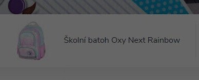 Školní batoh Oxy Next Rainbow