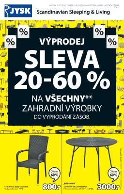aktuální leták Jysk 26.7.2023-29.8.2023