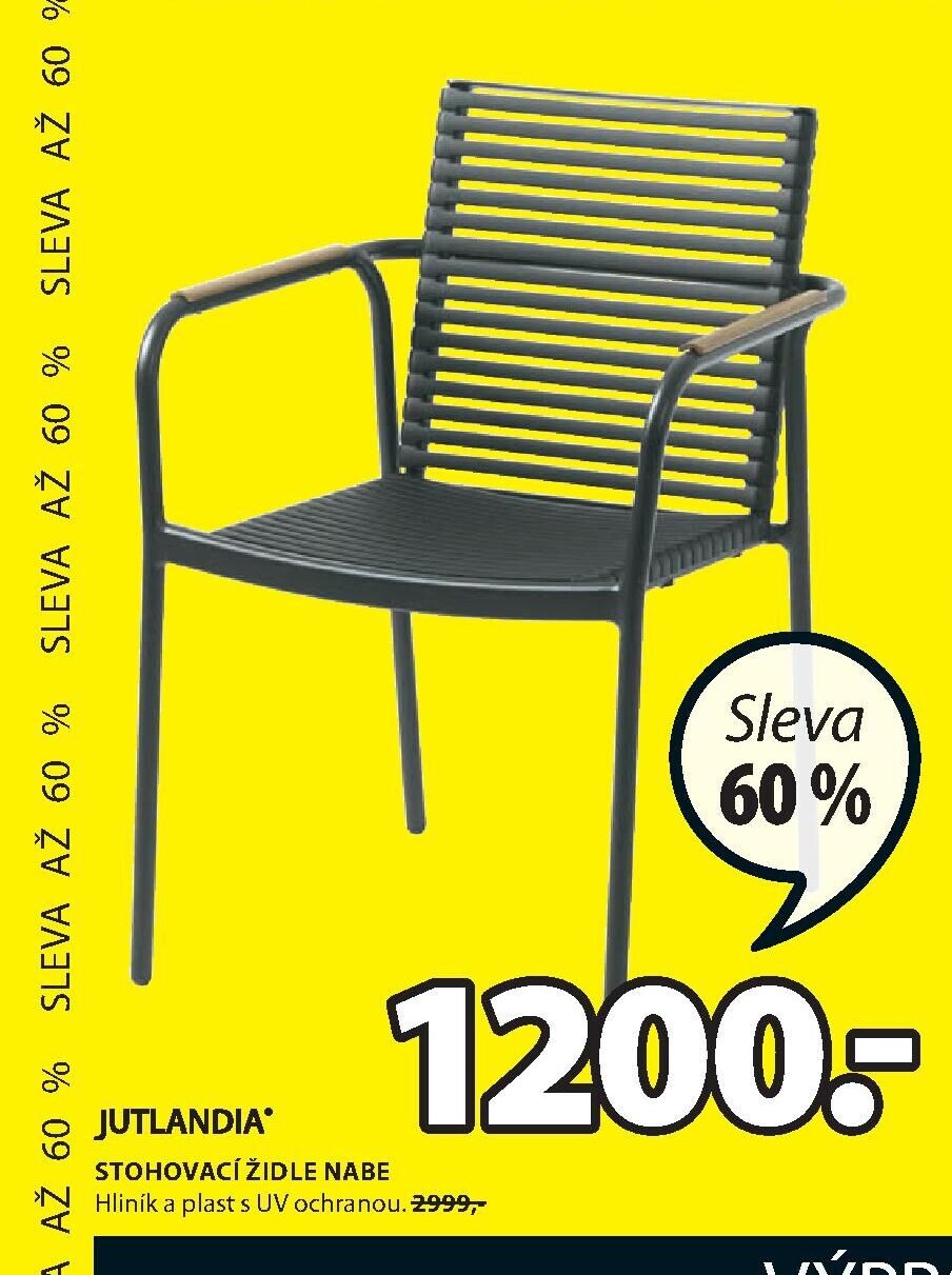JUTLANDIA STOHOVACÍ ŽIDLE NABE