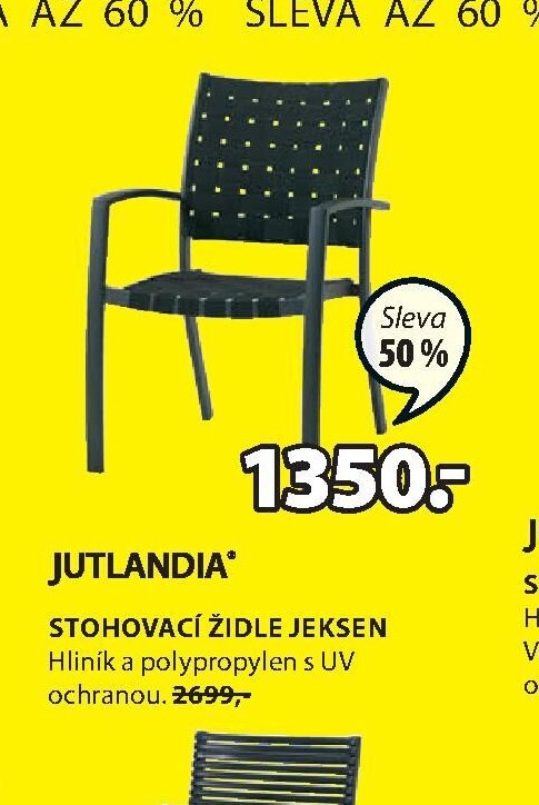 JUTLANDIA STOHOVACÍ ŽIDLE JEKSEN