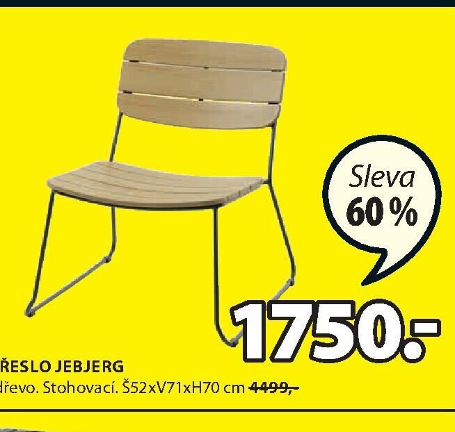 ZAHRADNÍ KŘESLO JEBJERG