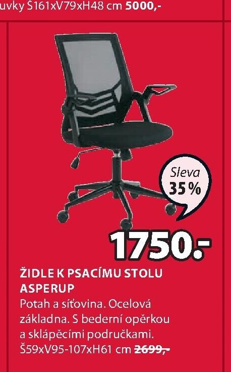 Židle k psacímu stolu Asperup