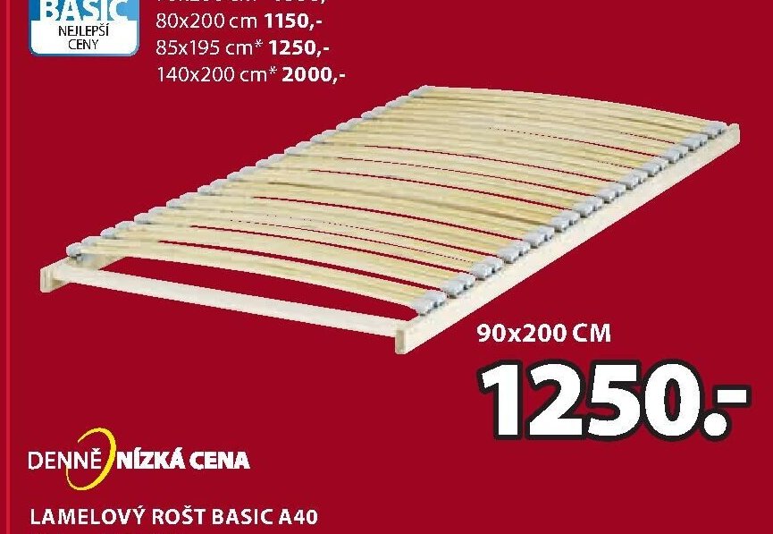 LAMELOVÝ ROŠT BASIC A40