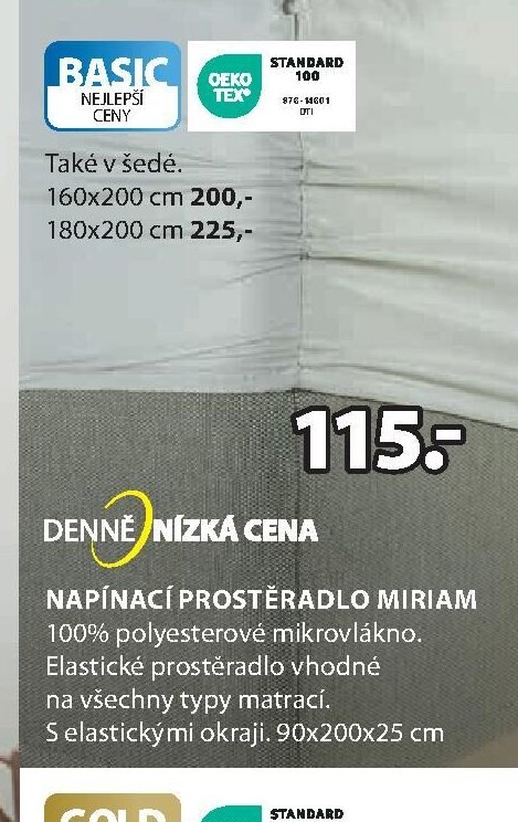 Napínací prostěradlo MIRIAM