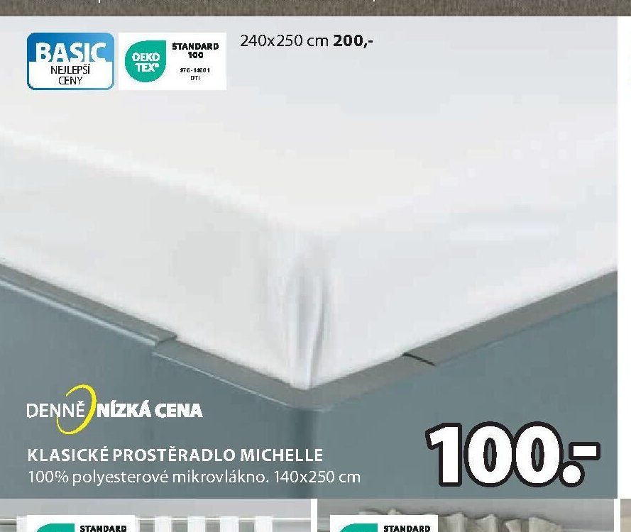 Klasické prostěradlo MICHELLE