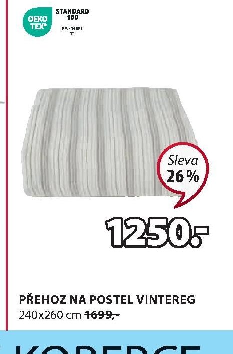 PŘEHOZ NA POSTEL VINTEREG