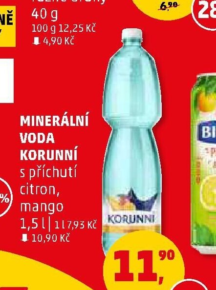 MINERÁLNÍ VODA KORUNNÍ