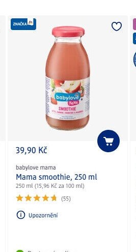 babylove mama Mama smoothie, 250 ml