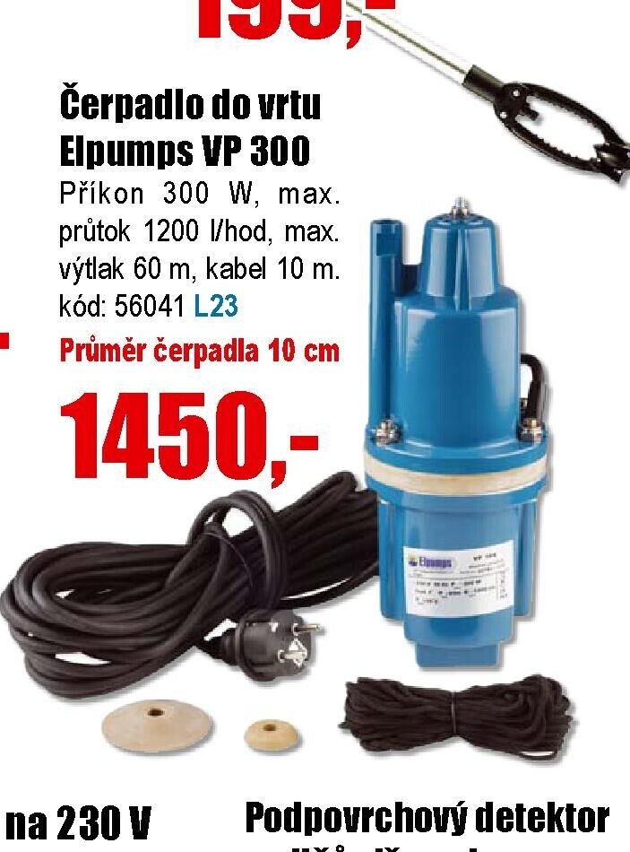 Čerpadlo do vrtu Elpumps VP 300