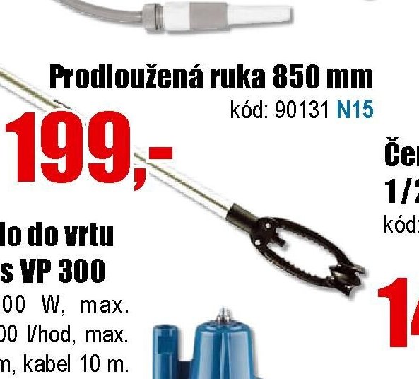 Prodloužená ruka 850 mm
