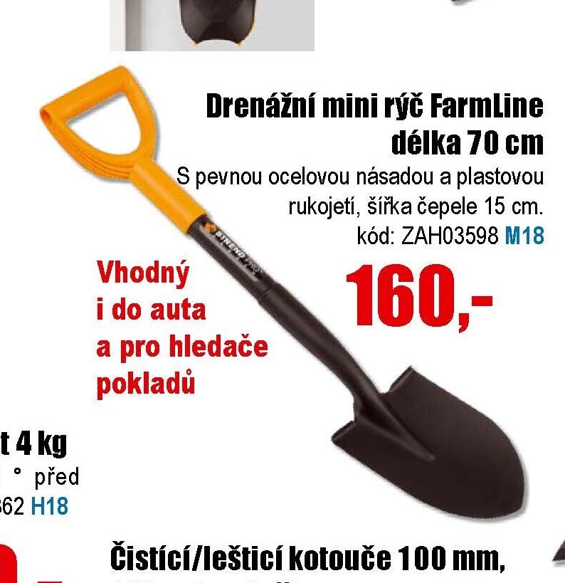 Drenážní mini rýč FarmLine