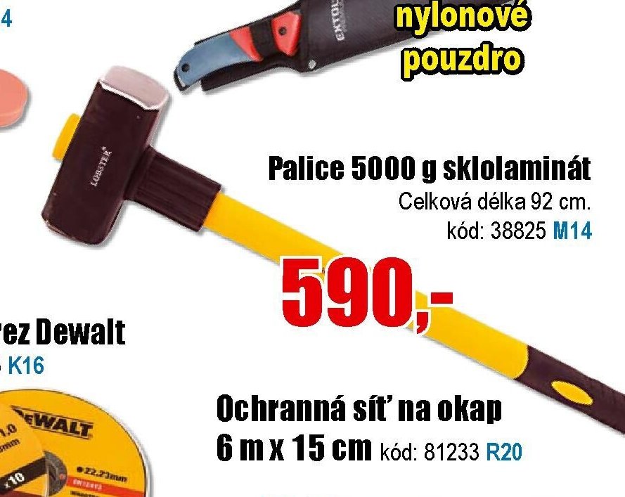 Palice 5000 g sklolaminát