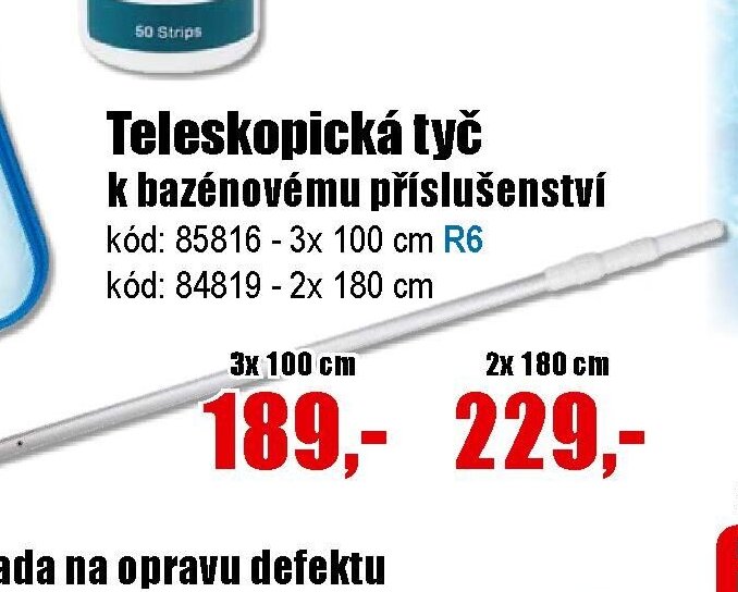 Teleskopická tyč