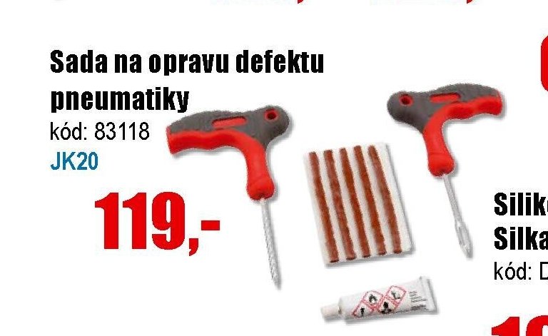 Sada na opravu defektu pneumatiky