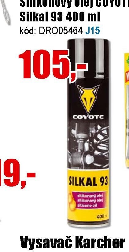 Silikonový olej COYOTE Silkal