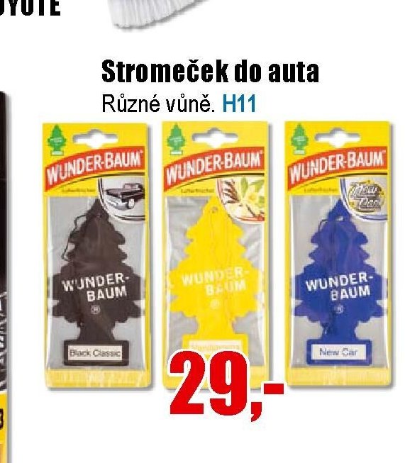 Stromeček do auta