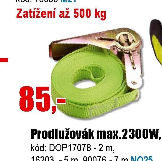 Upínací pás s ráčnou