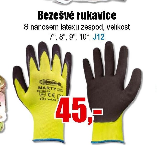 Bezešvé rukavice