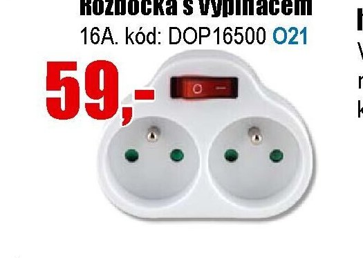 Rozbočka s vypínačem