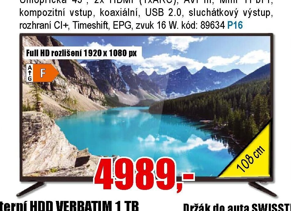 Televize SENCOR SLE 43F18TCS