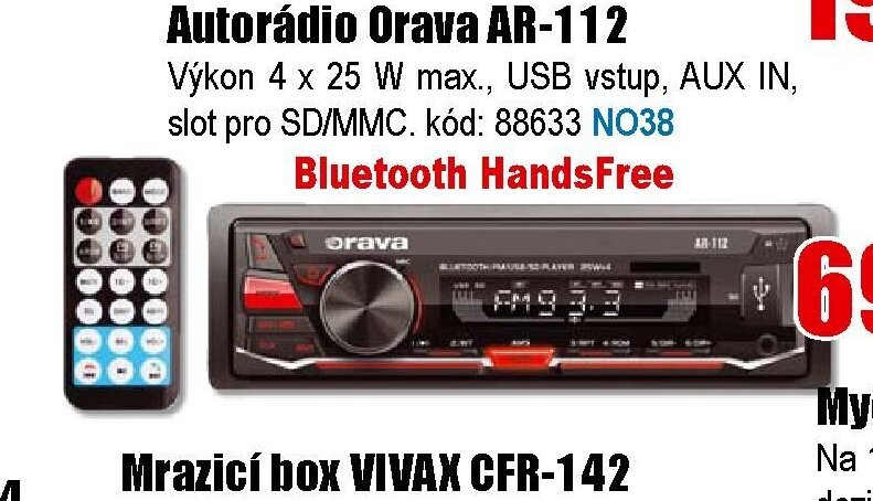 Autorádio Orava AR-112