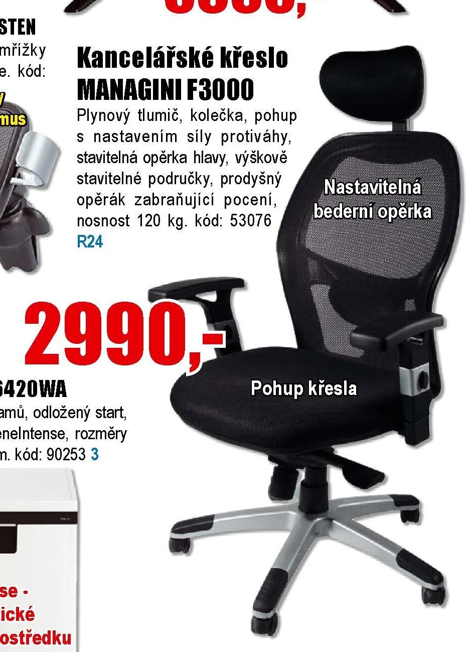 Kancelářské křeslo MANAGINI F3000