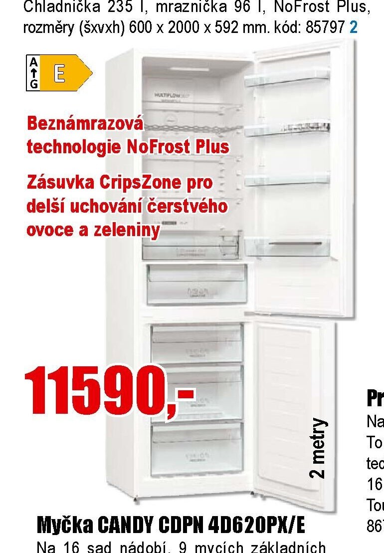 Kombinovaná GORENJE NRK6202AW4