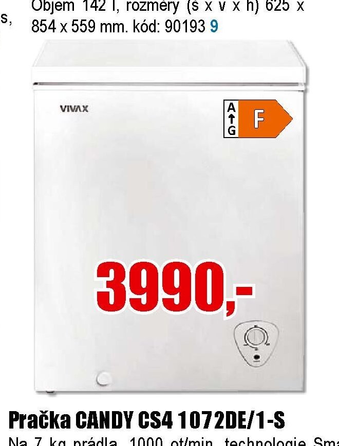 Mrazicí box VIVAX CFR-142