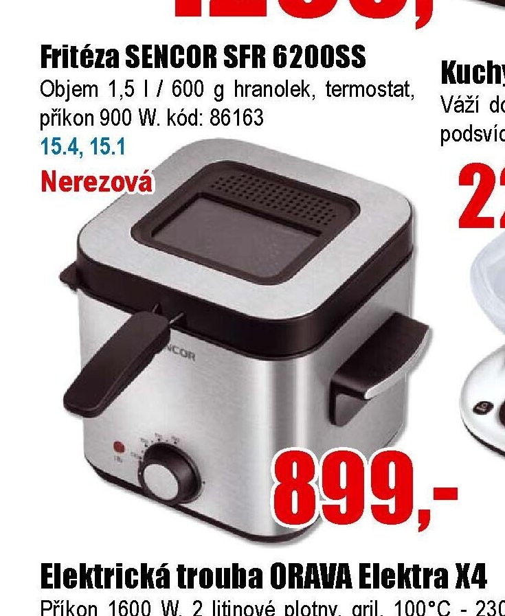 Fritéza SENCOR SFR 6200SS