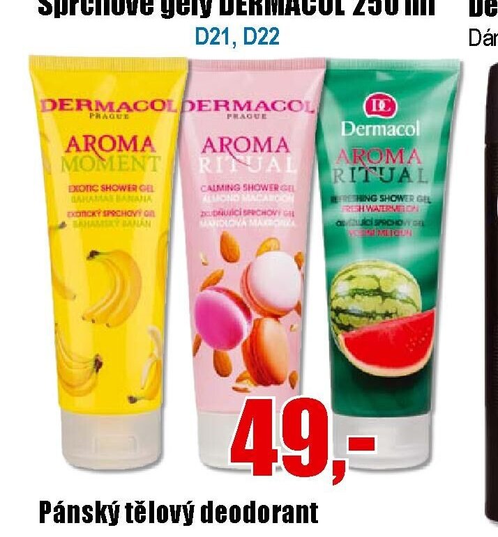 Sprchový gel DERMACOL 250 ml