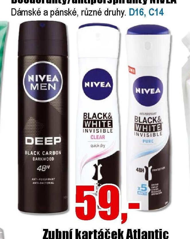 Deodorant NIVEA Men Deep