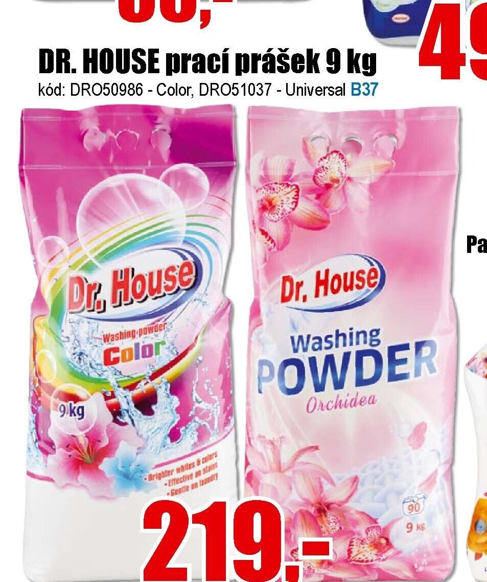 Dr. HOUSE prací prášek 9 kg