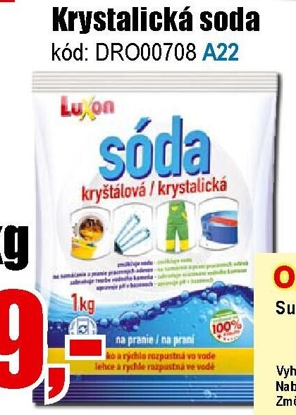 Krystalická soda 1 kg