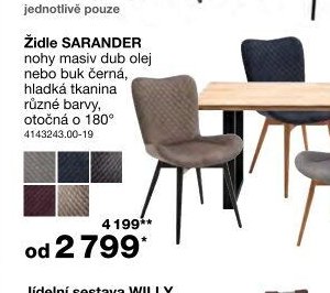 Židle SARANDER