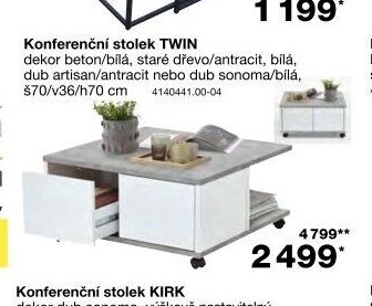Konferenční stolek TWIN