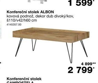 Konferenční stolek ALBON