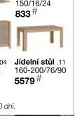 Program CESTINO (Jídelní stůl .11)