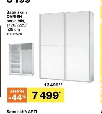 Šatní skříň DARIEN