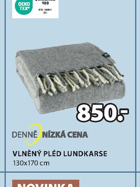VLNĚNÝ PLÉD LUNDKARSE