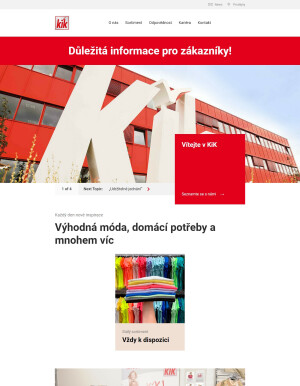 aktuální leták Kik textil 6.9.2023-12.9.2023