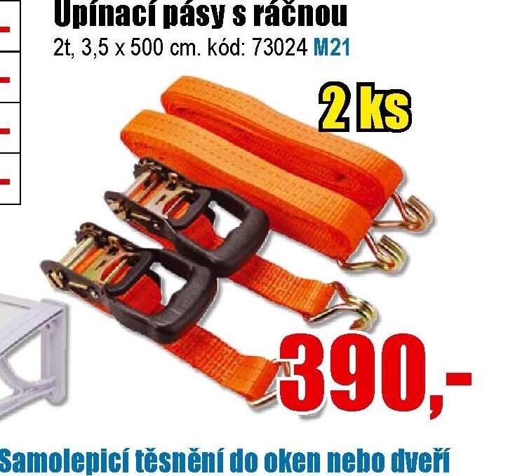 Upínací pásy s ráčnou