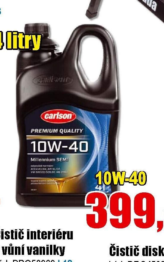 Motorový olej Carlson 10W-40